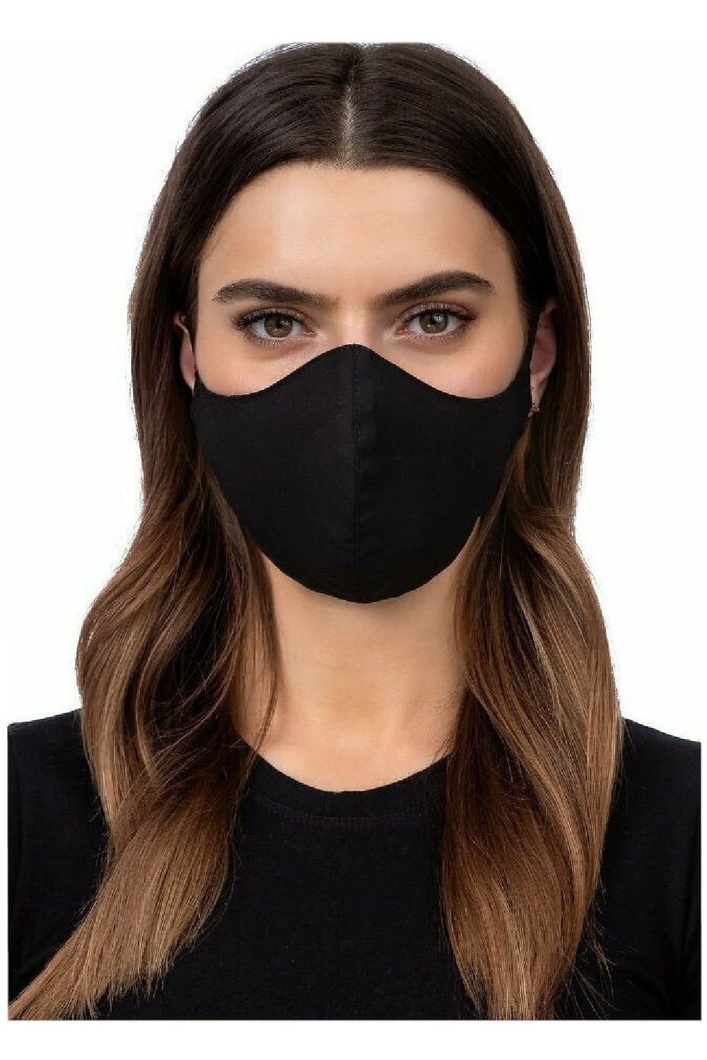 Προστατευτική Μάσκα Προσώπου PFMBC Profiled Face Mask Black  Επαναχρησιμοποιήσιμη.
