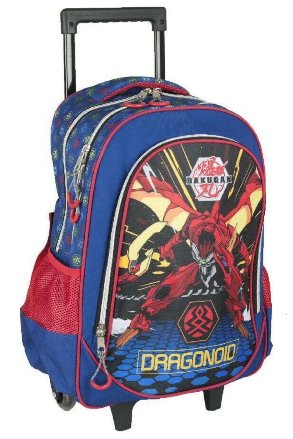 Gim Bakugan Σχολική Τσάντα Τρόλευ Δημοτικού Πολύχρωμη Μ35 x Π15 x Υ46cm