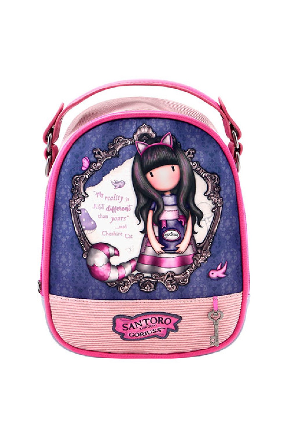 Μικρή Τσάντα Πλάτης Backpack Cheshire Cat Santoro Gorjuss 1022GJ03
