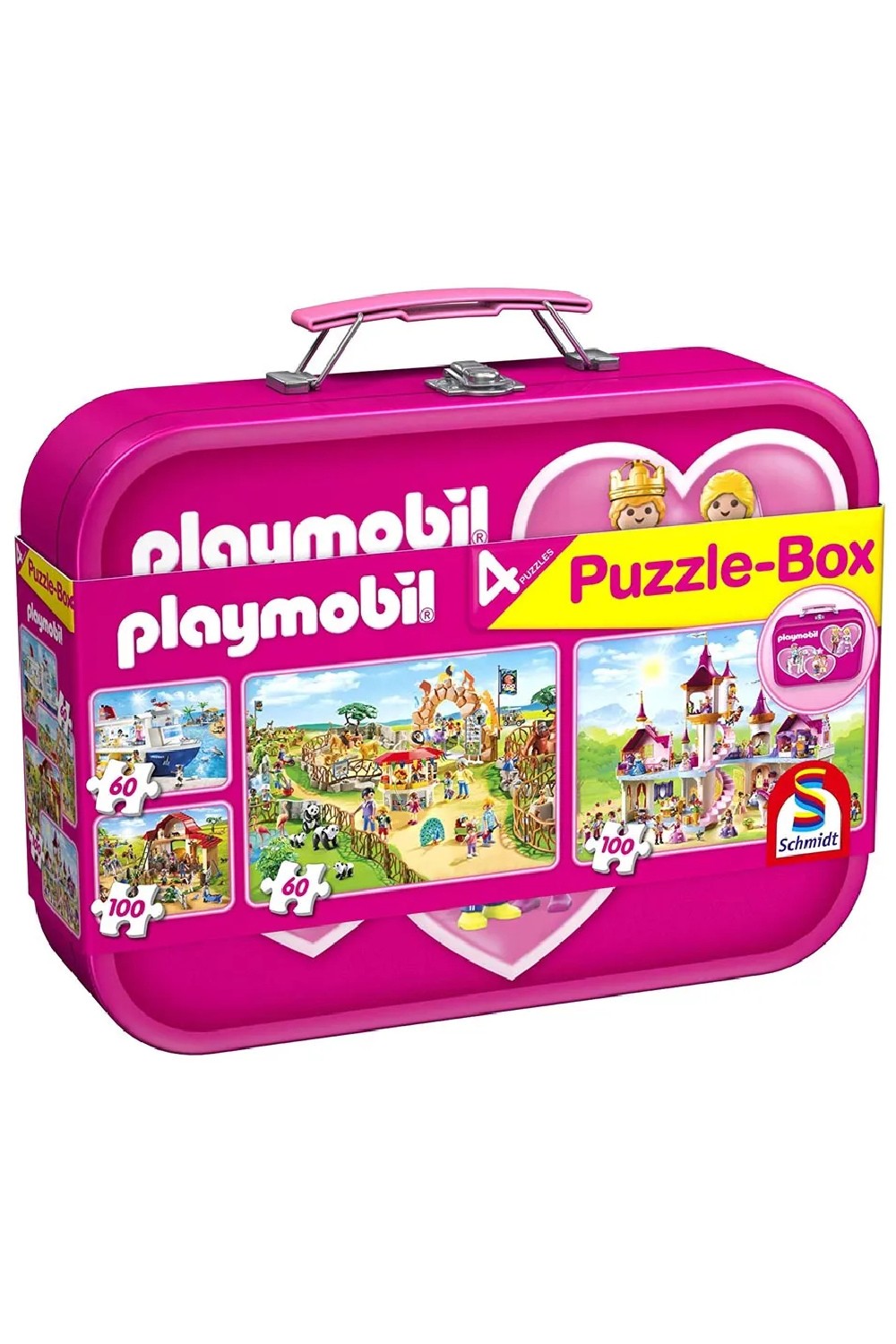Puzzle Βαλιτσάκι Playmobil 2x60 & 2x100 Pcs 56498