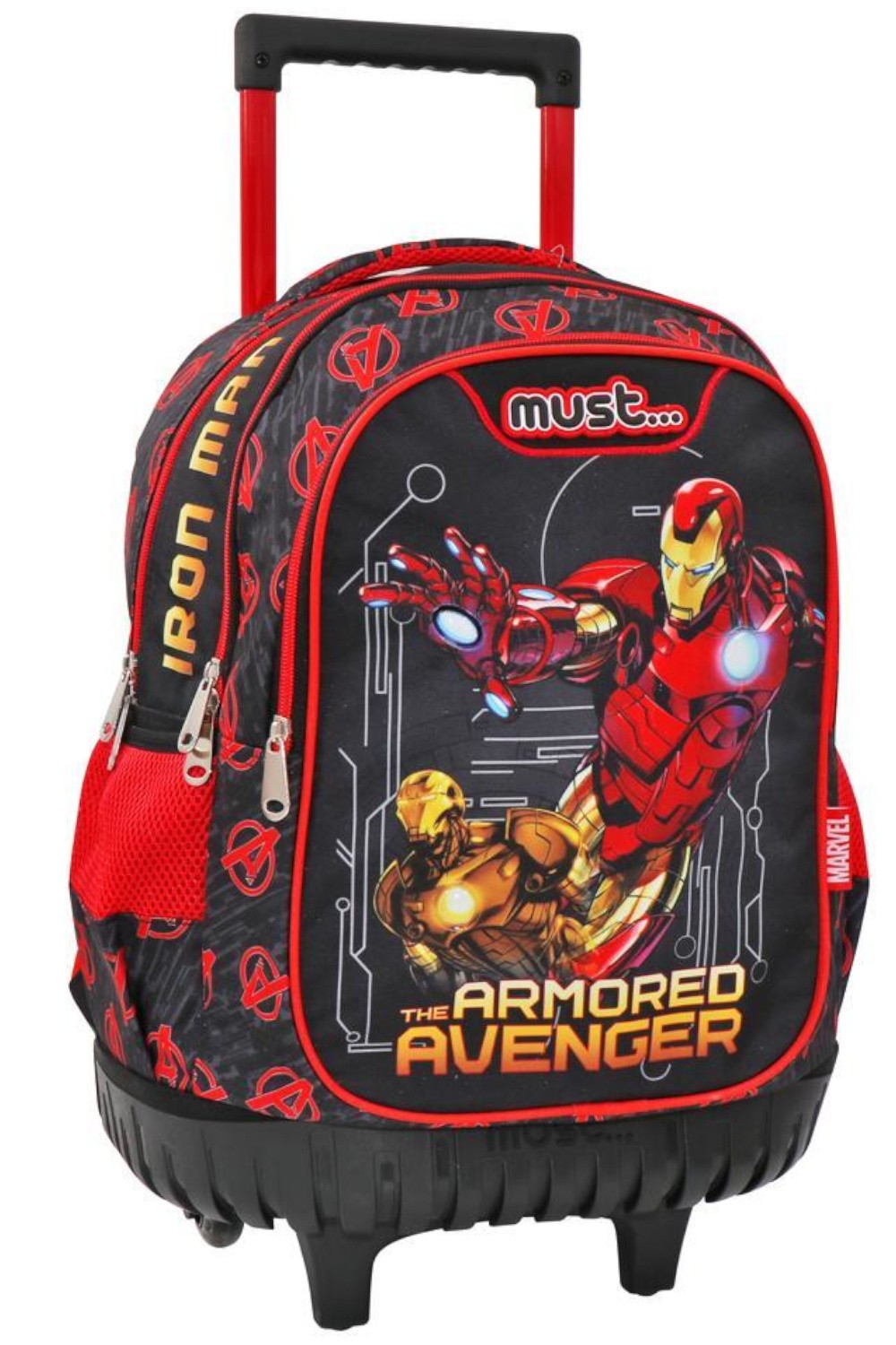 Σχολική Τσάντα Τρόλεϊ Δημοτικού Must The Armored Avengers 506099