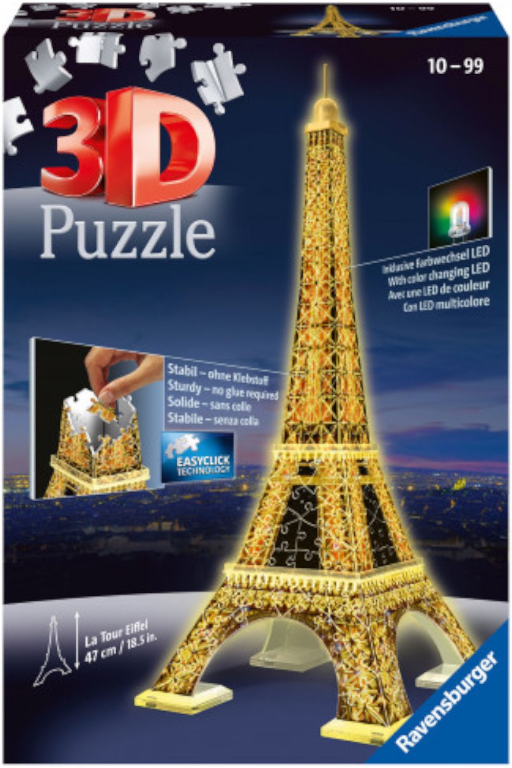 3D Παζλ Ο Πύργος του Άιφελ Night Edition 216 Κομμάτια 12579